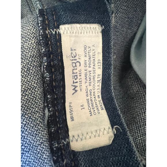 Vintage Wrangler Straight Legged Jeans Size 14 - Picture 3 of 3